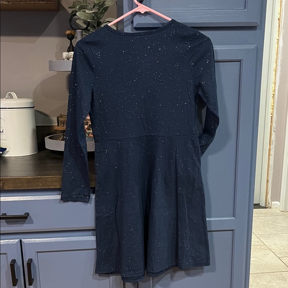 Wonder Nation Sparkly Navy Dress - Picture 3 of 6